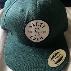 Green salty crew snapback